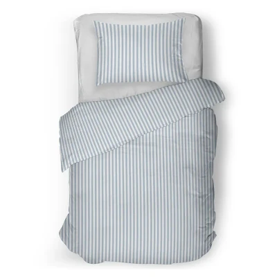 Afbeelding van Snoozing Carine Dekbedovertrek Eenpersoons 140x200/220 cm Blue