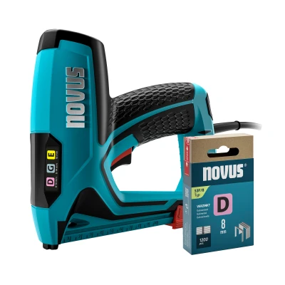 Afbeelding van Novus Tools 031 0370 Elektrisch nietpistool Type niet 11, 53F Lengte nieten 6 14 mm