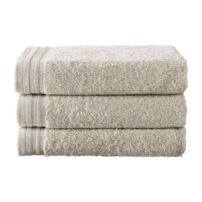 Afbeelding van De Witte Lietaer Imagine Badhanddoeken 50x100 cm Beige Set van 3