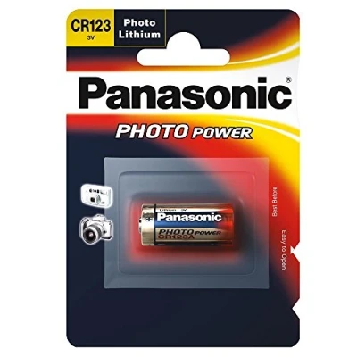 Afbeelding van CR123A Panasonic Battery Photo Lithium CR123