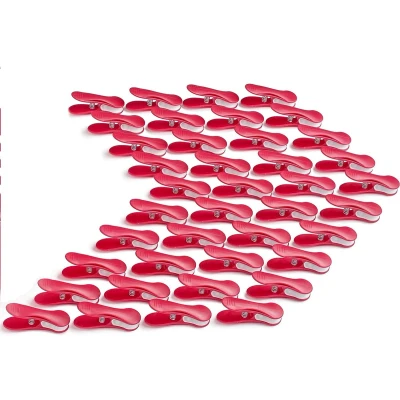 Afbeelding van Soft Clips (40 stuks/Viva Magenta wit) Premium wasknijpers