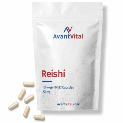 Afbeelding van Reishi 500 mg 180 Vegan Capsules