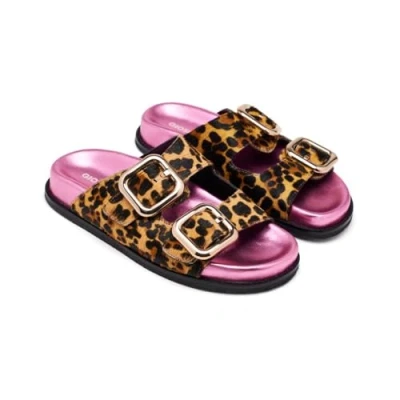 Afbeelding van Gioseppo Mifflin Muiltjes, Dames, Maat: 39, Leopardo Leer