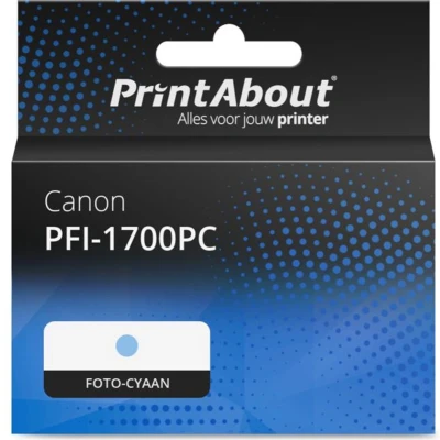 Afbeelding van Huismerk Canon PFI 1700PC Inktcartridge Foto cyaan