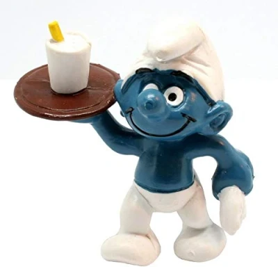 Afbeelding van Smurfin voetballer / voetbalster De smurfen 20163 5,5 cm