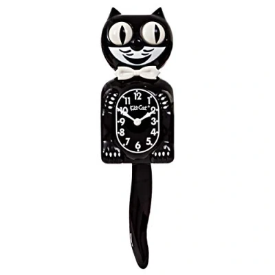 Afbeelding van Kit Cat wandklok, zwart
