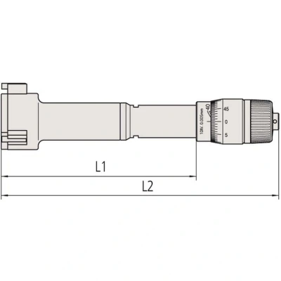 Afbeelding van MITUTOYO 368 166 3 punts binnenschroefmaat 20 25mm, 0,005mm