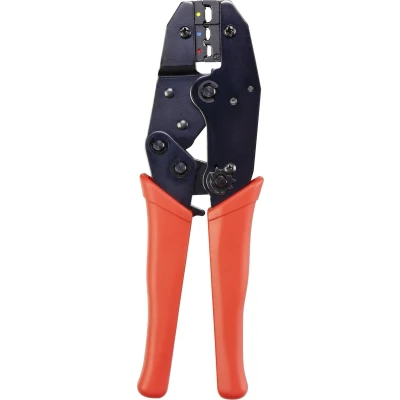 Afbeelding van TOOLCRAFT 1486609 Krimptang 1 stuks Geïsoleerde kabelschoenen, connectoren (male), stootverbinders 0.5 tot 6 mm²