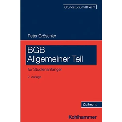 Afbeelding van BGB Allgemeiner Teil