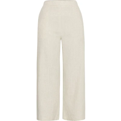 Afbeelding van Fransa JUNA Broek, Dames, Maat: Small, Birch melange