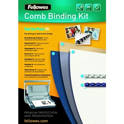 Afbeelding van Fellowes 5371701 Reluierset met 10 mappen per kunststof ringen