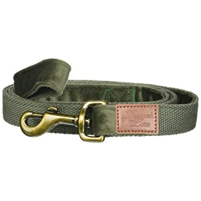 Afbeelding van Designed by Lotte Hondenriem Velura Fluweel Groen 120cm 25mm