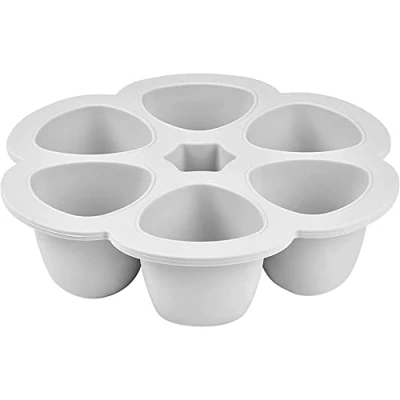 Afbeelding van Béaba Siliconen multiportions 6x90 ml Grijs