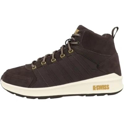 Afbeelding van K Swiss Vista Trainer Mid Wnt Sneakers voor heren, Java Abergold