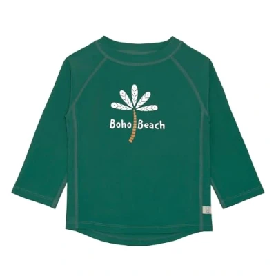 Afbeelding van Lässig Splash &amp; Fun Zwemshirt Rashguard Lange Mouw Palms green, 03 06 maanden Maat 62/68