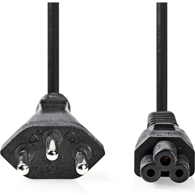 Afbeelding van C5 kabel Nedis 2 meter (Zwitserland)