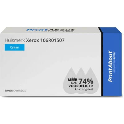 Afbeelding van Huismerk Xerox 106R01507 Toner Cyaan