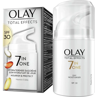 Afbeelding van 4x Olay Total Effects 7 in 1 Dagcrème SPF 30 50 ml