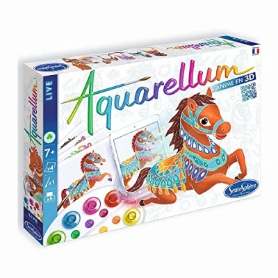 Afbeelding van SENTOSPHERE Aquarellum Live 3D Pferde