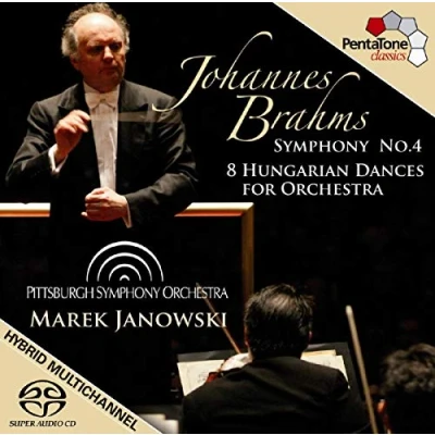 Afbeelding van Pittsburgh Symphony Orchestra, Marek Janowski Brahms: No.4 &amp; Hungarian Dances (Super Audio CD)