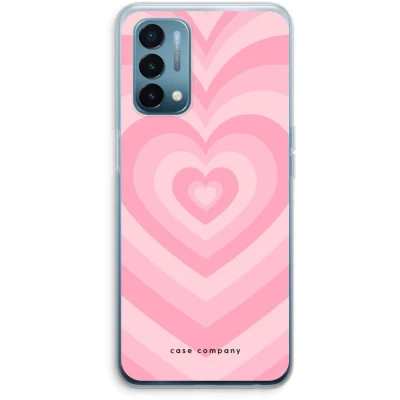 Afbeelding van Case Company® hoesje geschikt voor OnePlus Nord N200 5G Hart Roos Soft Cover Telefoonhoesje Bescherming aan alle Kanten en Schermrand