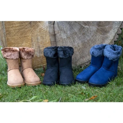 Afbeelding van HKM all weather boots Davos Fur beige maat 40