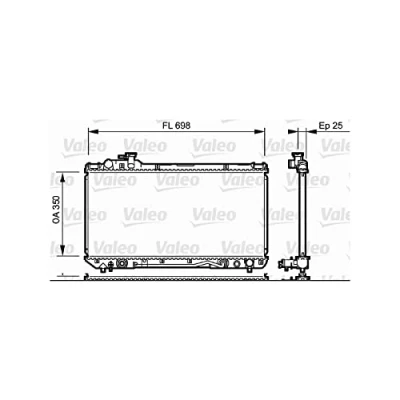 Afbeelding van Valeo Radiateur 734172