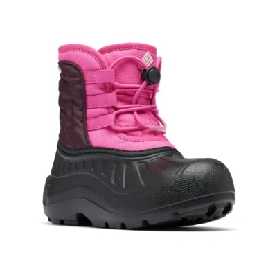 Afbeelding van Columbia Bottes de neige unisexes à lacets Powderbug Snowlite pour enfant, Pink Ice Moonvista, 11 UK Child