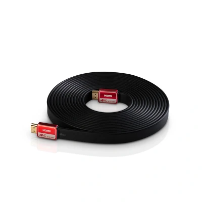 Afbeelding van 5 m HDMI Flachkabel 2.0, Noir