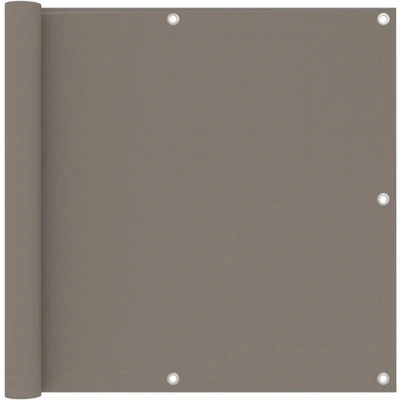Afbeelding van Balkonscherm 90x300 cm oxford stof taupe