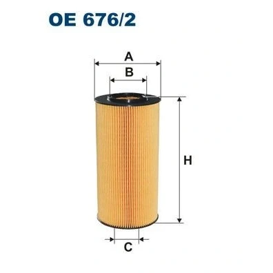 Afbeelding van FILTRON OE 676/2 Oliefilter Filter insert DAF: CF, CF 85
