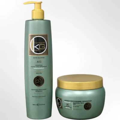 Afbeelding van KERAGOLD Duo aanbieding shampoo 500 ml + masker (Duo AC keratine amla olie)