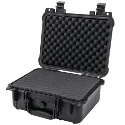 Afbeelding van HMF ODK100 outdoorkoffer voor fotoapparatuur, pistoolkoffer met rasterschuim, 34 x 29,5 15,5 cm.