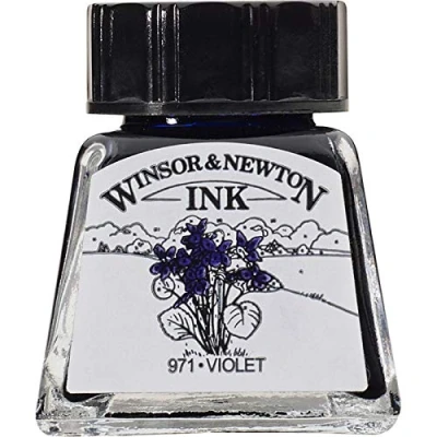 Afbeelding van Winsor &amp; Newton Drawing Ink Violet 14ml