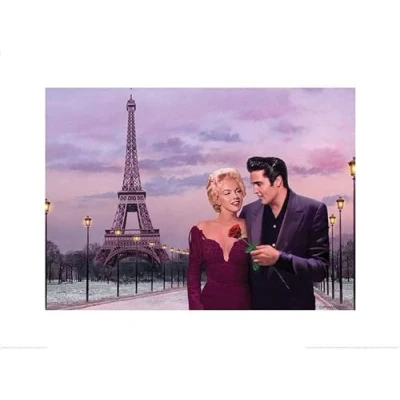 Afbeelding van Pyramid Poster Paris Sunset Chris Consani 60 X 80 Cm Multicolor