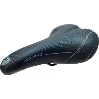Afbeelding van Fietszadel Selle Bassano Volare M X33 voor heren zwart