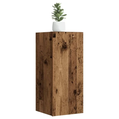 Afbeelding van vidaXL Tv meubelen 2 st 30,5x30x60 cm bewerkt hout oud houtkleurig