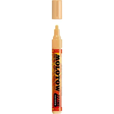 Afbeelding van Molotow ONE4ALL 4mm Acryl Marker Beige Bruin Geschikt voor vele oppervlaktes zoals canvas, hout, steen, keramiek, plastic, glas, papier, leer...
