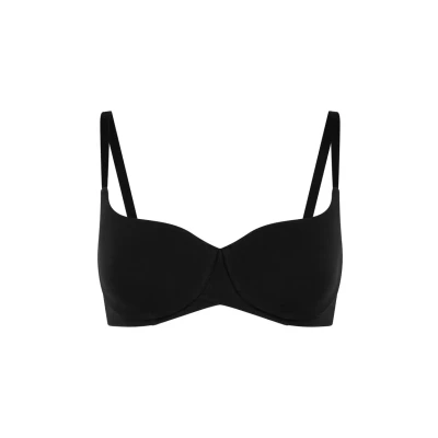 Afbeelding van Hunkemöller Katoenen voorgevormde beugel bh Zwart B70
