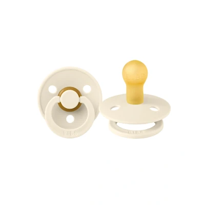 Afbeelding van Bibs Fopspeen natuurrubber ivory maat 6 18 mnd