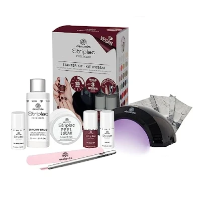 Afbeelding van Alessandro Striplac Peel Or Soak Starter Set 126 Velvet Red