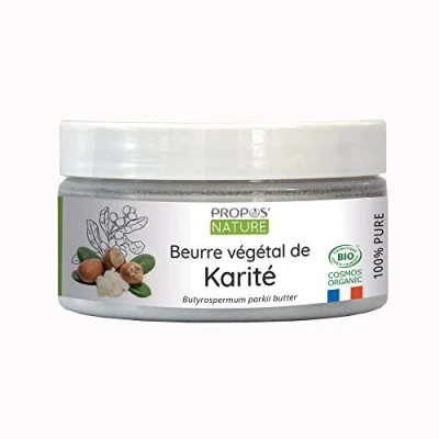 Image de Beurre de Karité Bio désodorisé 100% pur et naturel 100 g Propos&#039;Nature