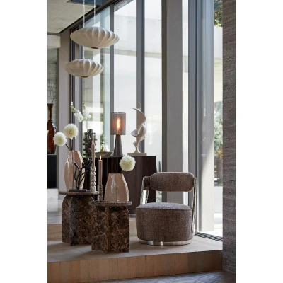 Afbeelding van Light&amp;living Stoel 68x65x77 cm KEMENA grijs bruin