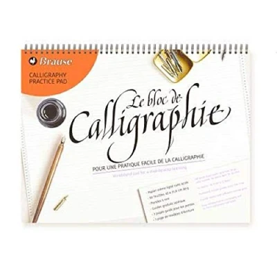 Image de Bloc de calligraphie d&#039;apprentissage 29,7x31,8cm 50 feuilles Clairefontaine
