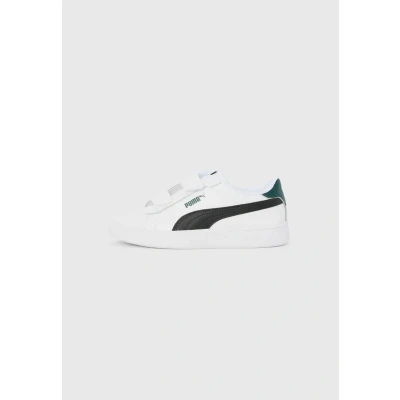 Afbeelding van PUMA Smash 3.0 Sd V Inf Sneakers, uniseks, baby, Wit Zwart Groen Land