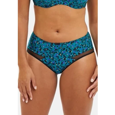 Image de SANS COMPLEXE Shorty en Microfibre Complice Femme Imprime Floral Bleu Emeraude 42/44, Emeraude, 42 44