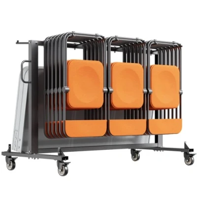 Image de VEVOR Chariot Support Porte Chaise Pliante pour 42 Chaises 181 kg avec Roulettes