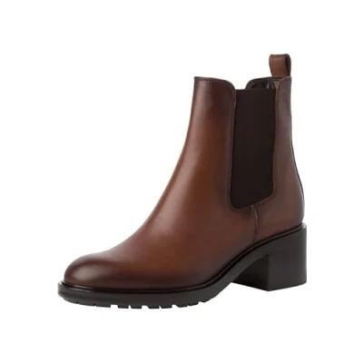 Afbeelding van Tamaris Chelsea Korte laarzen, Dames, Maat: 36, Cognac Leer
