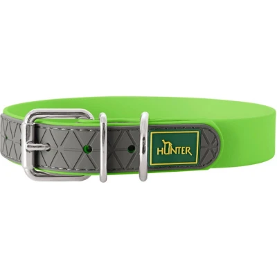 Afbeelding van Dog collar Hunter Convenience Size S Green (28 36 cm)