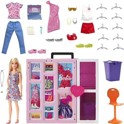 Image de Poupée Barbie et son méga dressing
